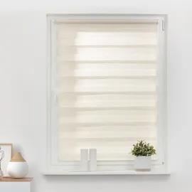 Lichtblick Duo Rollo / Doppelrollo Klemmfix 55 x 150 cm natur