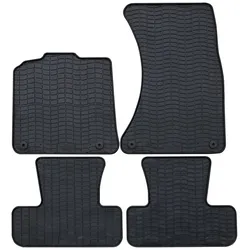 PETEX Fußmattensatz schwarz - vorbereitet für Befestigungssystem Universal  12210