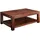 Massivmoebel24 Couchtisch Nougat Akazie 120 x 75 x 45 cm