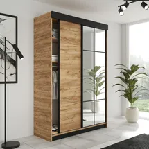 kier furniture Schiebetürenschrank Lamaro 138 x 205 x 59 cm Eiche