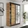 kier furniture Schiebetürenschrank Lamaro 138 x 205 x 59 cm Eiche
