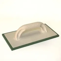 Reibebrett Zellgummi 14x28x1cm grün Kronen