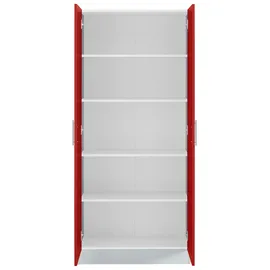 WIHO KÜCHEN Kiel 80 x 35 x 180 cm Rot