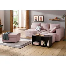 Home Affaire Ecksofa »Italia L-Form« mit Bettfunktion, mit Federkern Home affaire