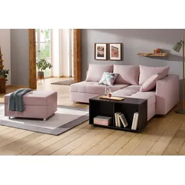 Home Affaire Ecksofa »Italia L-Form« mit Bettfunktion, mit Federkern Home affaire