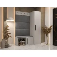 Mirjan24 Garderoben-Set Medi II 84 x 42 cm Grau