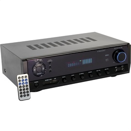 LTC ATM6500BT - 2 x 50W HIFI-Stereo-Verstärker - USB, SD und Bluetooth - Schwarz