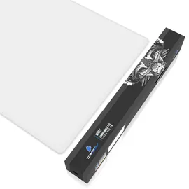Titanwolf Gaming Mauspad, XXXL Speed Mousepad 1200 x 600 mm, Geschwindigkeit & Präzision, weiß