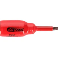 KS Tools 1/2" Bit-Stecknuss mit Schutzisolierung für Torx-Schrauben, T20,