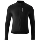 Gonso Radtrikot »SITIVO TRIKOT THERM M«, Herren Fahrradtrikot langarm, isolierendes Full-Zip Trikot, Tight Fit, Gr. XXXL, schwarz, , 26274951-XXXL