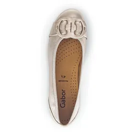 Gabor Ballerinas in gold, | 40 EU