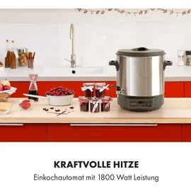 Klarstein Lady Marmalade Einkochautomat 27 l Edelstahl