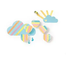 Folia Magic Rainbow Deko-Klebeband 12 mm x 2 m 6 Rollen