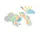 Folia Magic Rainbow Deko-Klebeband 12 mm x 2 m 6 Rollen