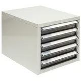 Proregal Kobra Schubladenschrank 15,5 x 27 x 34 cm Lichtgrau
