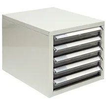 Proregal Kobra Schubladenschrank 15,5 x 27 x 34 cm Lichtgrau