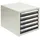 Proregal Kobra Schubladenschrank 15,5 x 27 x 34 cm Lichtgrau