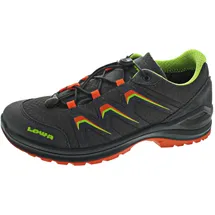 Lowa Halbschuh Maddox GTX LO JUNIOR Graphit/Flame 35 - 35 EU