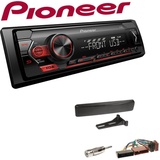 Pioneer 1-DIN Autoradio USB AUX Android Einbauset für Ford Fiesta V 1995-2001