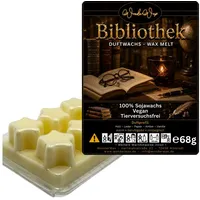 WonderWax Duftwachs WonderWax® Duftwachs 6 Sterne, (Bibliothek), Duftrichtung: Bibliothek