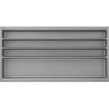 Agoform Scoop II Besteckeinsatz 474 x 816 x 59 mm Kunststoff Silber