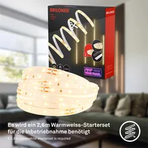 Briloner LED-Stripe Pimp your Panel Warmweiß, 2,6 m, 3000K 1300 lm Erweiterungsset