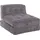 INOSIGN »Pia« Loungesessel aus Cord, in 2 Größen, Pouf-Funktion. grau