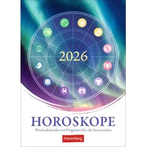 Harenberg Horoskope Wochenkalender 2026 Mehrfarbig