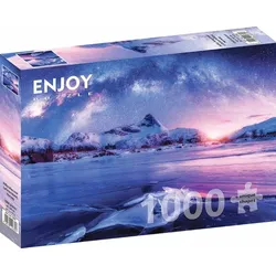 Enjoy Puzzle ENJOY-1374 - Milky Way over Lofoten Island, Norway, Puzzle , 1000 Teile (1000 Teile)