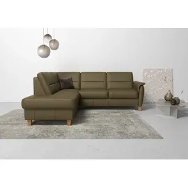Home Affaire Eckcouch Mikrofaser 2-Sitzer Grün