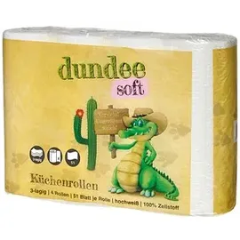 Dundee Küchenrollen 3-lagig 4 Rollen