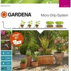 GARDENA Micro-Drip-System Start-Set Pflanztöpfe M