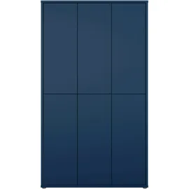 Forte Alice Springs Schuhschrank 109,2 x 34,9 x 191,9 cm Nachtblau