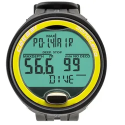 Cressi Tauchcomputer Donatello - Farbe: BLACK/YELLOW