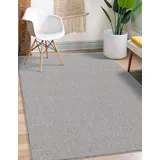 merinos Teppich »Mix Art 180«, rechteckig, 4 mm Höhe, robuster Kurzflorteppich mit Flitzrücken, alle Räume grau