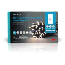 Nedis SmartLife Dekorative LED Wi-Fi AndroidTM / IOS, 5 m Warm bis Kühlen weiß