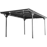 Elmar Jung Product Solutions GmbH & Co.KG Carport Flach anthrazit, inkl. Endkundenlieferung, 305x503cm