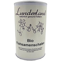 Lunderland BIO Flohsamenschalen 700g 100% Bio Flohsamenschalen gemahlen + Löffel