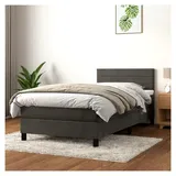 Lattenrost für Bett und Matratze, 90 x 190 cm, Dunkelgrau