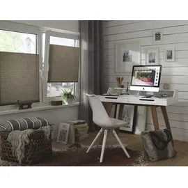 GARDINIA Doppelrollo Weiß, Polyester - weiss