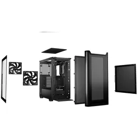 be quiet! Pure Base 501 Airflow Window Black Gehäuse