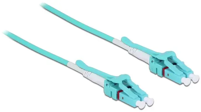 DeLOCK 1m, 2xLC InfiniBand/Glasfaserkabel LC Türkis