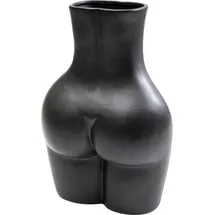 Kare Vase Donna schwarz, 40cm