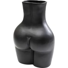 Kare Vase Donna schwarz, 40cm