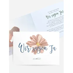 Hochzeitseinladungen selbst gestalten mit Spruch und Fotos im Onlinedesigner bei Meine-Kartenmanufaktur.de