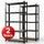 Karat Schwerlastregal Odin 2er Set Traglast bis 875 kg Schwarz 180 x 90 x 40 cm