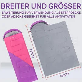 luxuskollektion Leichter Deckenschlafsack für Camping