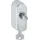 HOPPE Ros.AUS950S 100NM Alu.F1/naturf.43mm SecuSelect®/Secu100®/Secustik® abschl.HOPPE