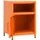 vidaXL Nachtschrank Orange 35 x 35 x 51 cm Stahl