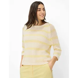 Brax Strickpullover Gelb 40